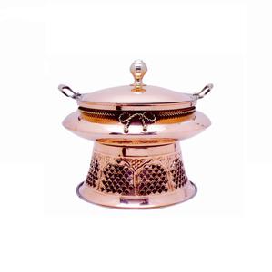 Top Trending Hotel Catering Serving Dish Golden Antique Finishing Handmade Design Food Serving Chafing Dishes Multi Purpose Use - Product Image 4