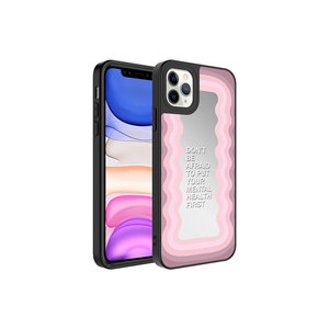 Étui de protection pour appareil photo Netzy SAFA Series Mirror Pattern Glossy pour iPhone 11 Pro, en silicone souple, avec échantillon gratuit - Product Image 1