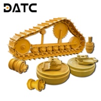 Pièces de train de roulement d'excavatrice : Rouleau de chenille, Pignon, Rouleau tendeur, Rouleau porte-rouleau, Groupe de chenilles en acier 315 320 PC120 PC200 PC210