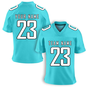 Fabricants de maillots de football américain à col en V, maillots de football américain respirants, maillots de football américain personnalisés, couleurs classiques personnalisées, vêtements de sport - Product Image 4