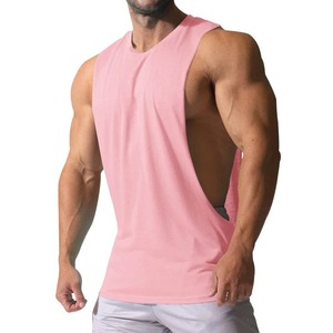 Ropa de gimnasio de verano para hombre, nuevas camisetas sin mangas sólidas, camisetas de entrenamiento informales holgadas, camisetas deportivas transpirables para culturismo, chaleco muscular para hombre - Product Image 5