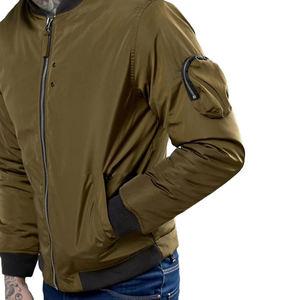 Chaqueta Casual para Hombre con Cierre Frontal, Personalizable, con Ribete de Piel, Transpirable, Reversible, Ecológica, Impermeable y de Alta Calidad - Product Image 1