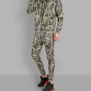 Chándal de entrenamiento para adultos con cremallera superior y pantalones ajustados, chándal deportivo ligero para hombre - Product Image 4