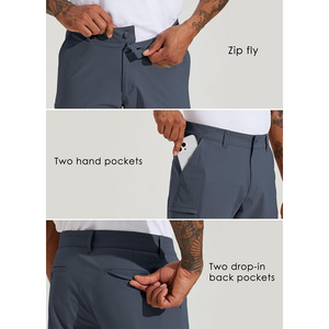 Pantalones cortos de golf personalizados OEM, tela transpirable para hombres, ajuste elástico, ideal para regalos de marca, ropa deportiva y promociones de equipos - Product Image 3