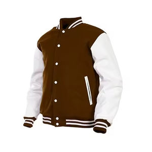Chaqueta Bomber de Invierno OEM 100% Lana, Talla Grande, Equipo de Béisbol, Hombre, Venta al por Mayor, Alta Calidad, Universitaria, Cuello Alto de Lona - Product Image 2