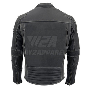 Cómoda chaqueta de moto para hombre para uso en exteriores, ropa de moda más vendida, chaqueta de moto para hombre - Product Image 3