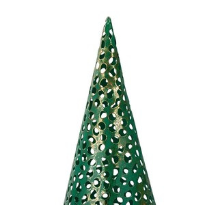 Affordable Premium Quality Handmade Metal Cone Shape Green Table <b>Top</b> in Low Price - Product Image 3