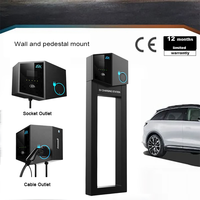 Chargeur CA haute efficacité 22 kW, étanche à la poussière IP55, certifié CE, pour les petits hubs commerciaux