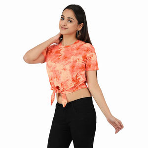 เสื้อยืดครอปไซส์ใหญ่พิเศษสำหรับผู้หญิงเสื้อครอปไซส์100% โอเวอร์ไซส์ผ้าคอตตอนแขนสั้นระบายอากาศได้ดีเป็นมิตรกับสิ่งแวดล้อม - Product Image 4