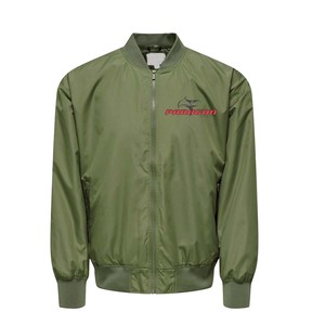2025 Top qualité Design propre Logo hommes soie grandes tailles Vintage Bomber veste adulte, Nylon coupe-vent haute qualité Bomber veste - Product Image 2