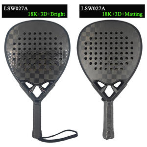 3k12k18k Raquette de tennis ronde en forme de diamant ou de goutte d'oreille en carbone Padel Logo personnalisé Raquettes de tennis - Product Image 4