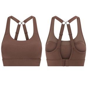 Soutien-gorge de sport croisé pour femme avec logo personnalisé, rembourré, haute élasticité, séchage rapide, sans armatures, respirant, pour yoga, fitness, course et gym - Product Image 5