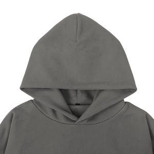 Sweat-shirt unisexe surdimensionné et lourd OEM, personnalisé avec broderie, 100% coton molletonné, sweat-shirt ample à épaules tombantes pour homme - Product Image 3