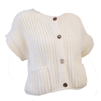 NOUVEAUTÉ : Pull en tricot boutonné oversize pour l'automne, coupe ample, tissu doux, tenue décontractée confortable, pull tendance pour femme
