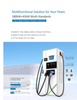 Chargeur HICI pour véhicules électriques, montage au sol, 60-180 kW, niveau 2, type 1, chargeur rapide pour véhicules électriques, chargeur de voiture électrique 32A
