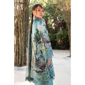 MPrints 'Sprint Summer'26 D-2907-A เสื้อชีฟองปักลายแขนสามส่วนผ้าลอนน์-TC-1605 - Product Image 3