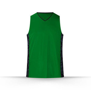 2024 Offre Spéciale hommes complet sans manches uniforme de basket-ball couleur unie maillots grande taille vêtements de basket-ball pour hommes - Product Image 1