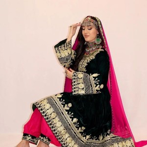 Hot Modest <b>Lace</b> Natural Waist Tribal Dress Button Floor-Length A-Line Long <b>Sleeves</b> Custom Sizes Available 100% High Quality - Product Image 6