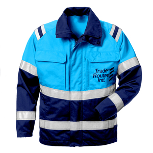 Logotipo personalizado Marca disponible Chaqueta de poliéster de alta visibilidad para trabajadores de la construcción industrial Chaqueta de trabajo de seguridad para pedidos a granel - Product Image 3