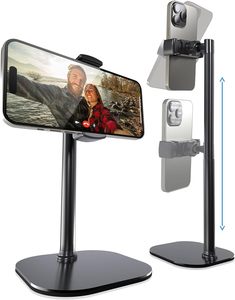 Soporte de Escritorio Ajustable de Silicona COOPER ChatStand para Teléfonos Android, Color Negro Nocturno (Compatible con Teléfonos de 4.7 a 7 Pulgadas) - Product Image 1