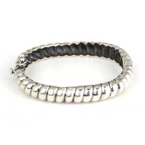 925 Sterling Silver Tennis <b>Bracelet</b> Rhodium Plating Vintage Religious Style 18K Gold <b>Ruby</b> Main Stone Twisted Model Cast Design - Product Image 3