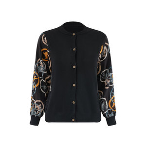 Suéter cárdigan de estilo simple y cómodo para todos los días Suéter cárdigan de pieza cálido y relajado - Product Image 1