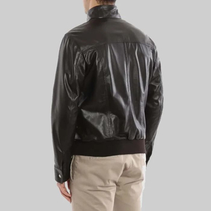 Chaqueta de cuero clásica para hombre, manga larga, ropa de abrigo de invierno, estilo casual urbano, ideal para la comodidad diaria, el calor y el uso a largo plazo - Product Image 3