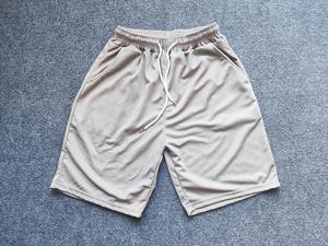 Pantalones de playa ligeros sueltos de cinco puntos para hombre, novedad de verano, pantalones cortos de poliéster informales para hombre, cintura elástica transpirable - Product Image 4