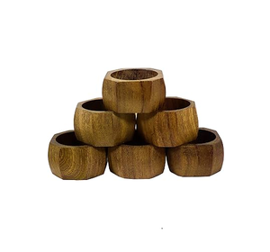 Rond de serviette carré Partyware Home Wedding Hotel Table à manger avec le meilleur grossiste de qualité de l'artisanat indien - Product Image 2