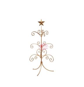 Arbre de Noël en métal fait main fini antique en cuivre pour la maison ornements de décoration de Noël d'intérieur - Product Image 1