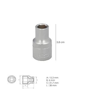 Chiave a Bussola Esagonale da 1/2 Pollice 10 mm - Product Image 2