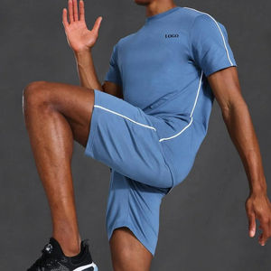 High quality Custom T <b>shirt</b> Short Set Tracksuit <b>Summer</b> Clothes 2 Piece t <b>Shirt</b> and Shorts Set <b>for</b> <b>Men</b> With Customized Logo - Product Image 6