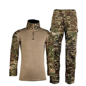 Men's Long Sleeve <b>Camouflage</b> Tactical Uniform Plus Size Breathable Lightweight Training Clothing for Winter Comfortable Set - Product Image 6