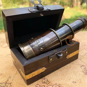 Victorian Marine <b>Telescope</b> by W. Ottway & Co Ltd 1915 Brass Collectors Piece with Wooden Box for Nautical Décor & Gifting - Product Image 5