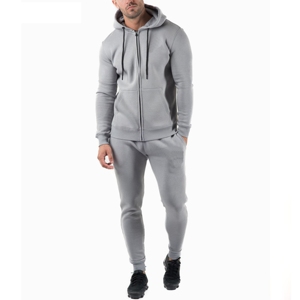 Conjunto Deportivo Unisex de Dos Piezas con Capucha, Estilo Urbano, Hip Hop, Informal, Transpirable, 100% Algodón, Ropa Deportiva de Moda - Product Image 1