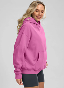 Sudadera con Capucha Informal de Otoño para Mujer, Tejida, Transpirable, con Cremallera, Diseño de Parches y Bolsillo, ODM 2026 - Product Image 3