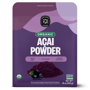 FGO Polvo de Acai Orgánico, 1 Libra / 16oz - Product Image 1