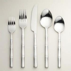 Nouvelle Arrival2024 Luxe 5 Pcs Argent Acier Inoxydable Designer 304 SS Couverts Couverts Argenterie Vaisselle De STAR CRAFTS INDIA - Product Image 3