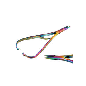 ที่ใส่เข็มสแตนเลสคีมสำหรับวางแบบยืดหยุ่นหลากสีสีรุ้งมีหลายสี - Product Image 1