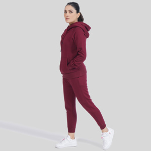 Nouveau style, logo personnalisé, survêtement décontracté de haute qualité en deux pièces avec capuche, survêtement surdimensionné pour femmes - Product Image 5