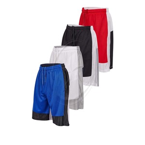 กางเกงขาสั้นบาสเก็ตบอลสำหรับผู้ชายระบายอากาศได้ดีมีกระเป๋ากางเกงออกกำลังกายเล่นกีฬา - Product Image 1