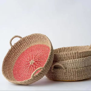 Nhatminh Vietnam Handwoven <b>Rectangle</b> Seagrass Tray Best Price Foldable Food Storage and Decoration <b>Bin</b> Most Popular <b>Bin</b> - Product Image 1