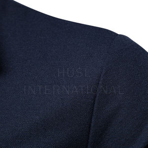 Chándal de secado rápido personalizado para hombre para Polo, tejido de punto de poliéster 100%, color sólido con su propio logotipo para ropa de verano - Product Image 3