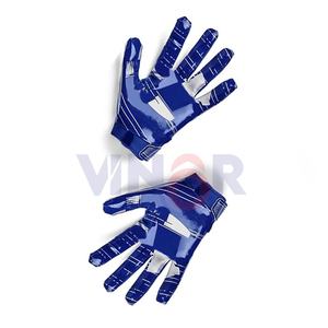 Gants de football américain d'entraînement unisexes sur mesure Gants de football américain respirants et quantité minimale de commande bas conçus en usine - Product Image 2