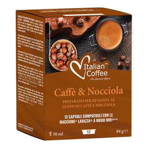 12 capsules de café italien à la noisette compatibles avec Lavazza A Modo Mio* - Product Image 1