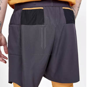 Pantalones cortos de gimnasio para hombre hechos a medida, pantalones cortos de gimnasio de nuevo diseño, pantalones cortos de gimnasio de poliéster Spandex para hombre - Product Image 4