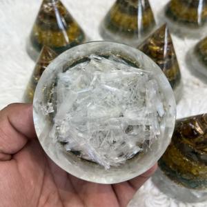 ผลิตภัณฑ์ใหม่ คริสตัลออร์กอนพีระมิด ดึงดูดเงิน ความมั่งคั่ง ความเจริญรุ่งเรือง พลังบวก ขัดเงา - Product Image 5