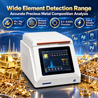 Analyseur de métaux précieux de bureau, analyseur de bijoux en or recyclé, analyseur de métaux précieux XRF, analyseur d'or, d'argent et de platine