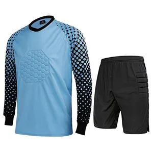 2023定制升华男女通用足球守门员制服衬衫和短高品质足球守门员运动服装