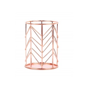 Vente chaude brillant finition Standard durable stylo porte-crayon pour bureau bureau Table haut décor stylo support de stockage étui - Product Image 6